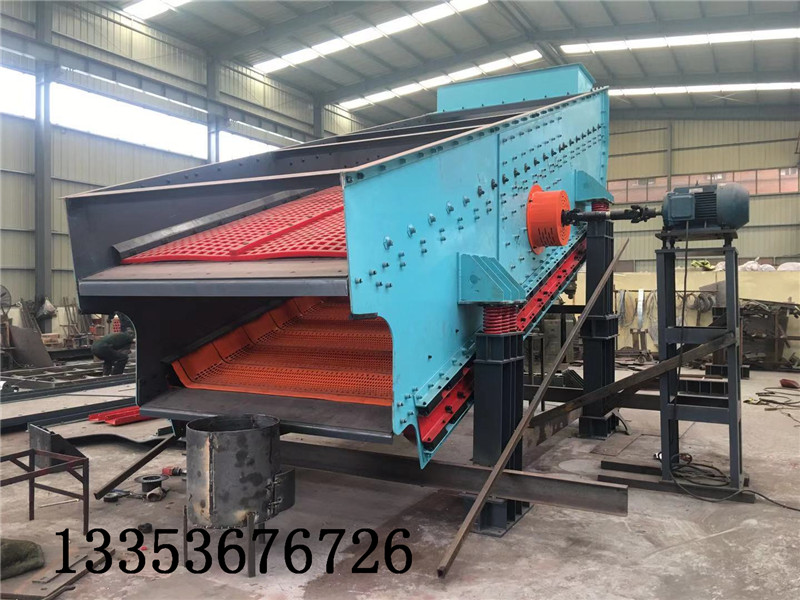 弛張篩礦石分級全封閉不漏粉環保馳張篩設備的安裝維護2